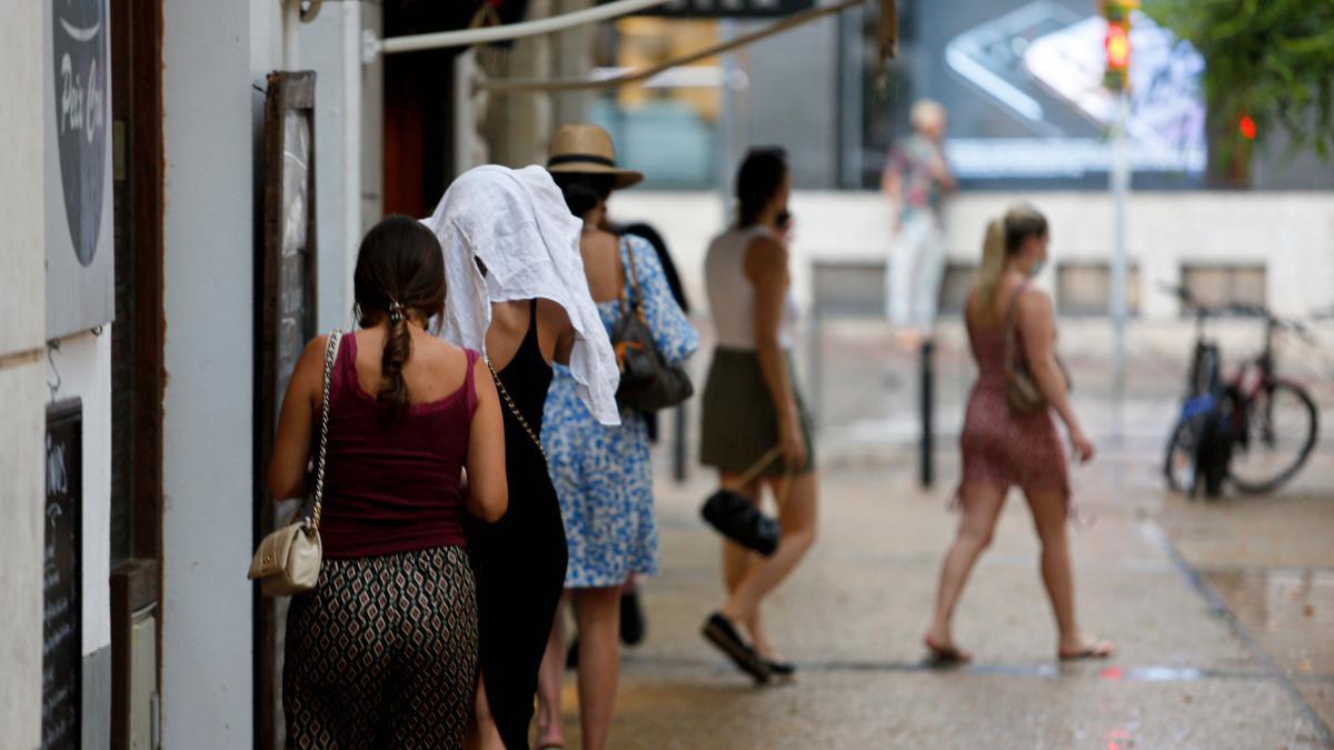 Lluvias en Ibiza y Formentera