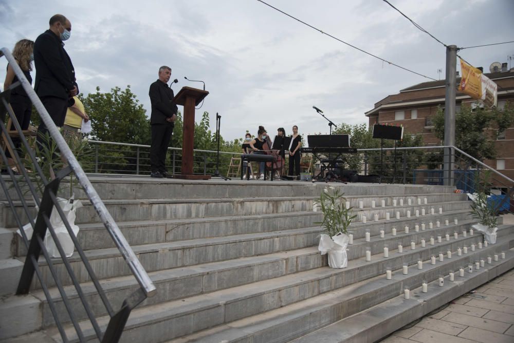 Homenatge a les 33 persones mortes per covid a Sant Joan