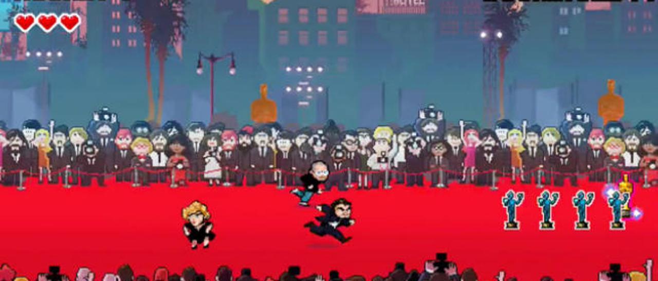 Una escena del videojuego &#039;Red Carpet Rampage&#039;.