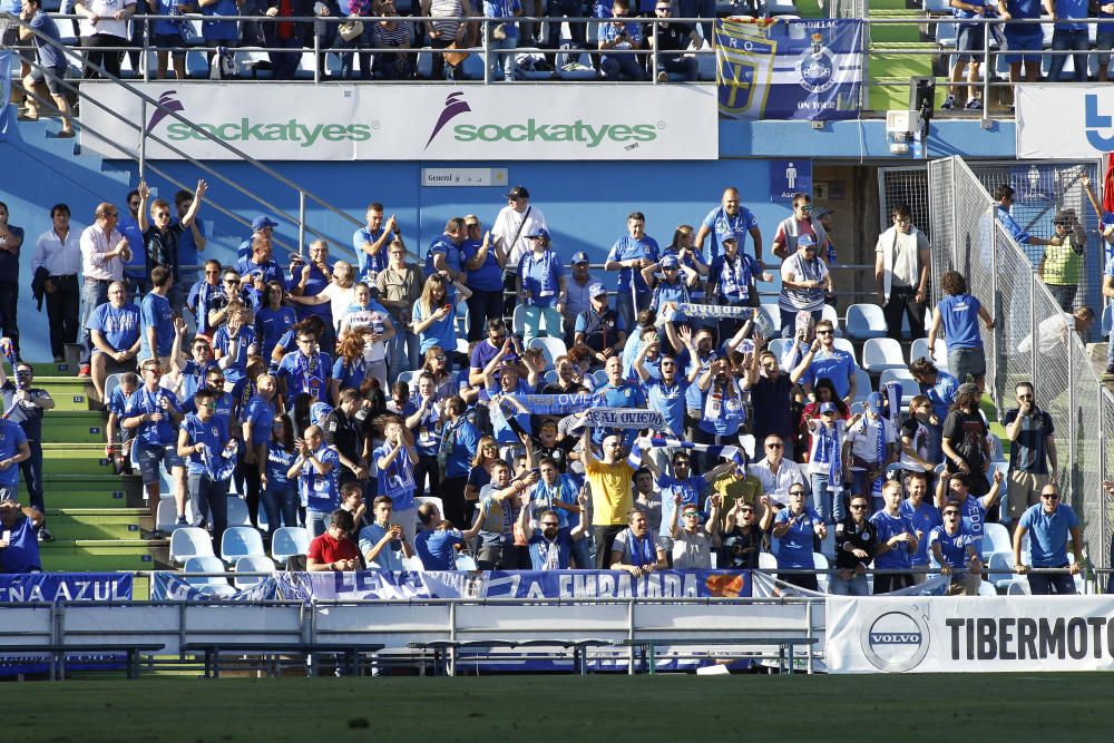 El partido entre el Getafe y el Real Oviedo, en imágenes