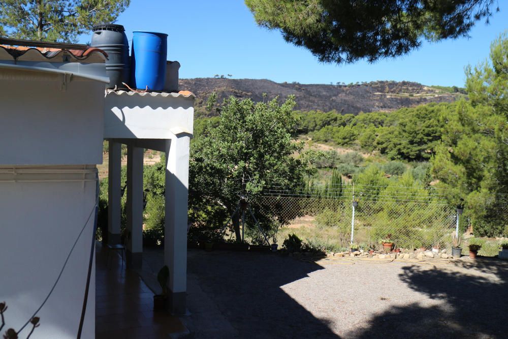 El desolador paisaje de la Calderona tras el incendio