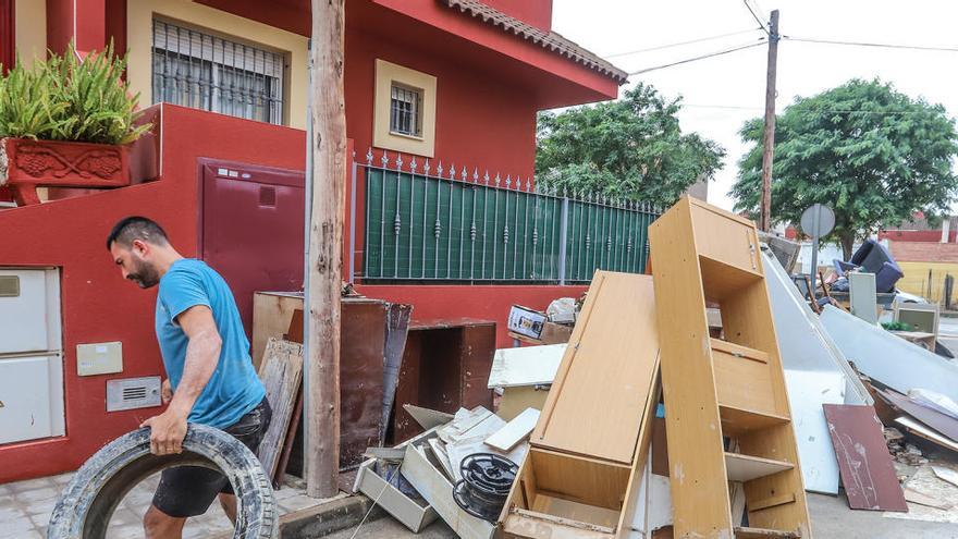 Daños provocados por la DANA de septiembre de 2019 en Redován/ Foto Tony Sevilla