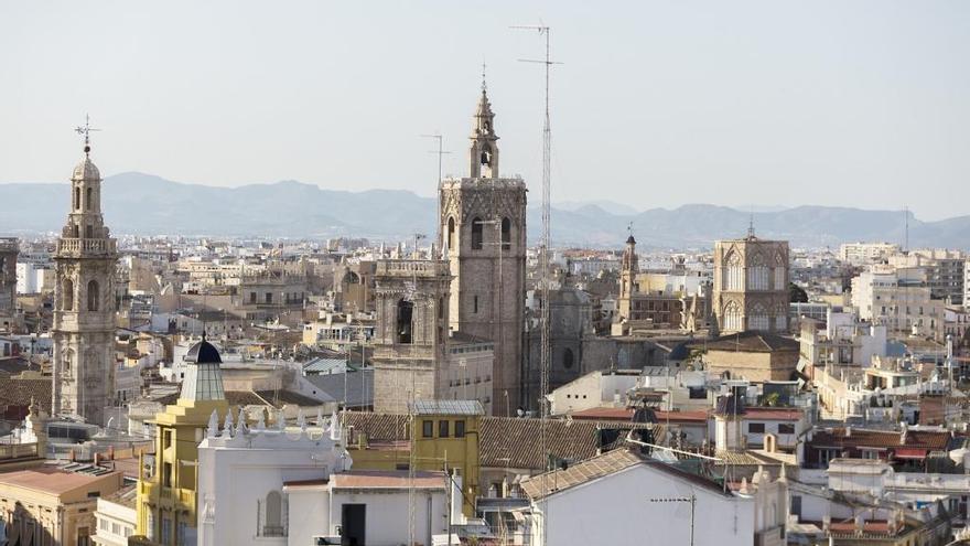 La vista de la capital valenciana desde la terraza 360º