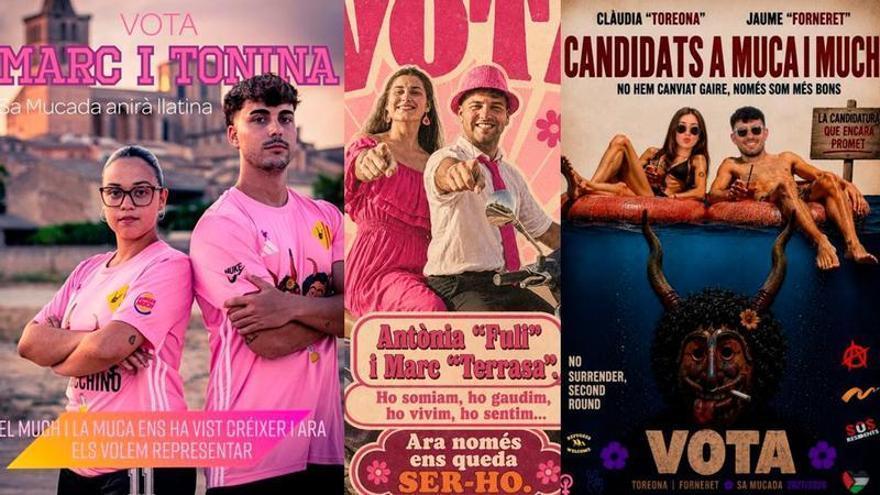 VÍDEO | Robo de máscaras, IA y el lema "Todos somos el Much": Guerra en Sineu por ser el Much y la Muca