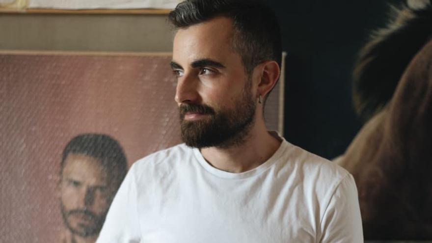 El pintor de Moixent Xavier Saus.