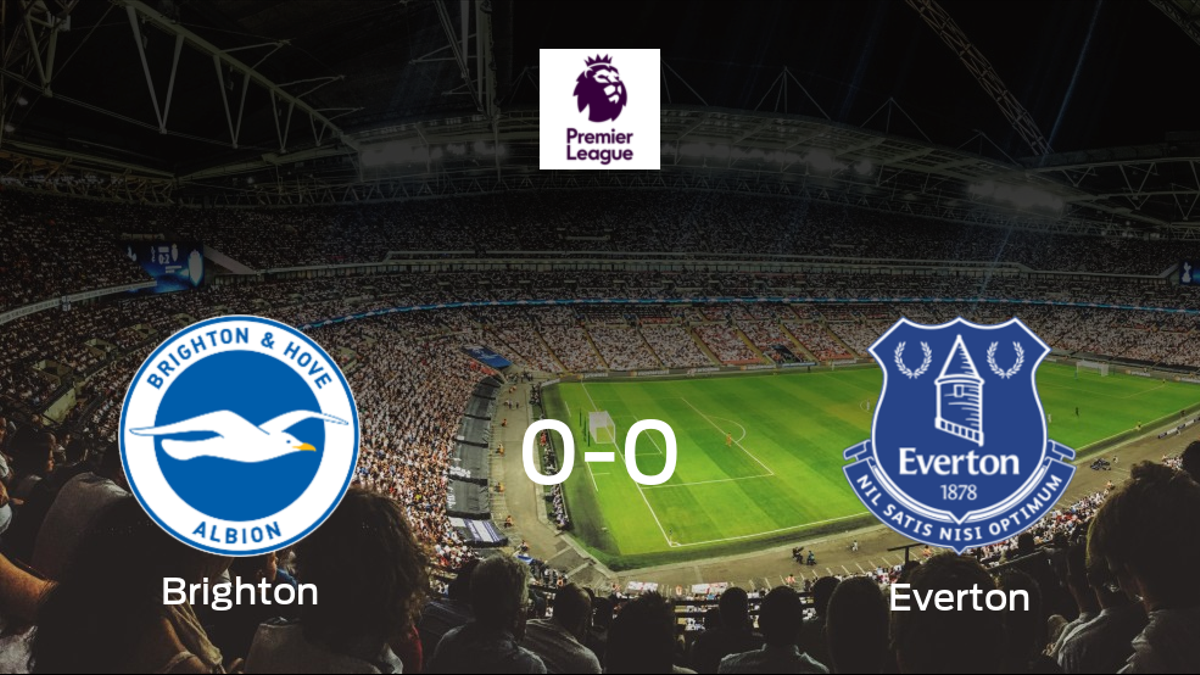 El Brighton and Hove Albion y el Everton empatan sin goles en el The American Express Community Stadium (0-0)
