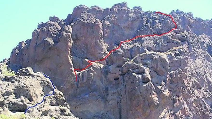 Un club alpinista denuncia la rotura del cableado de la Ferrata Alquimia