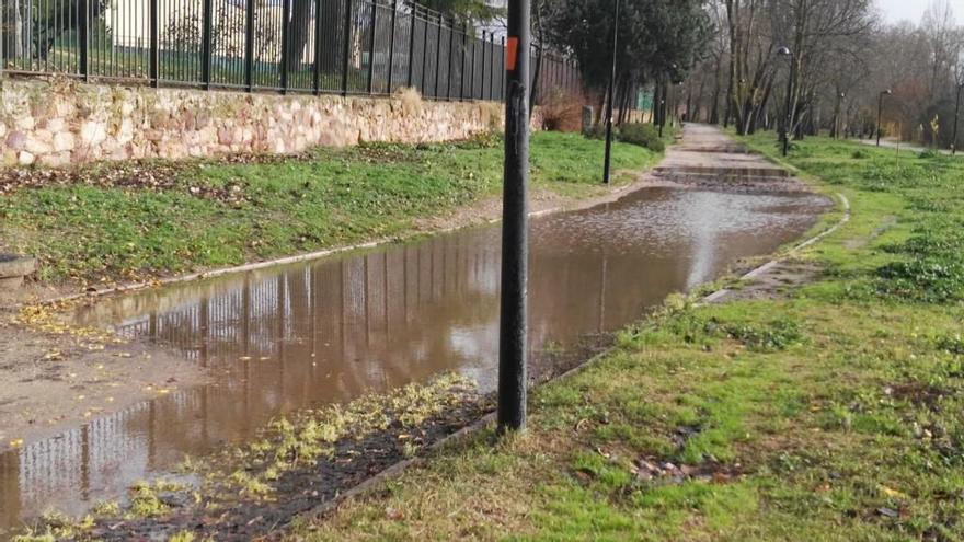 Vecinos de Obispo Acuña lamentan el estado de los paseos cada vez que llueve