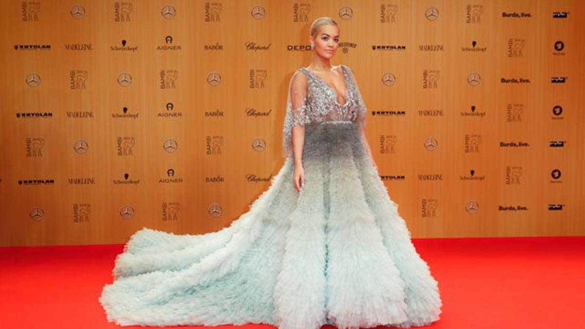 Rita Ora, en la alfombra roja de la gala de los premios Bambi