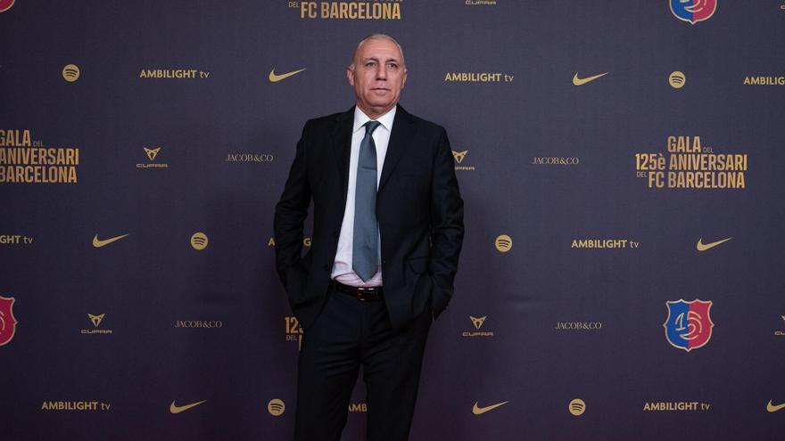 Stoichkov en la gala del 125 aniversario del Barça