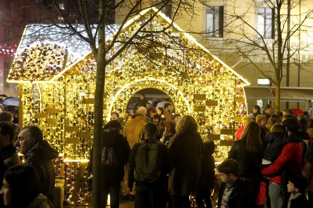 Luces de Navidad en Gijón