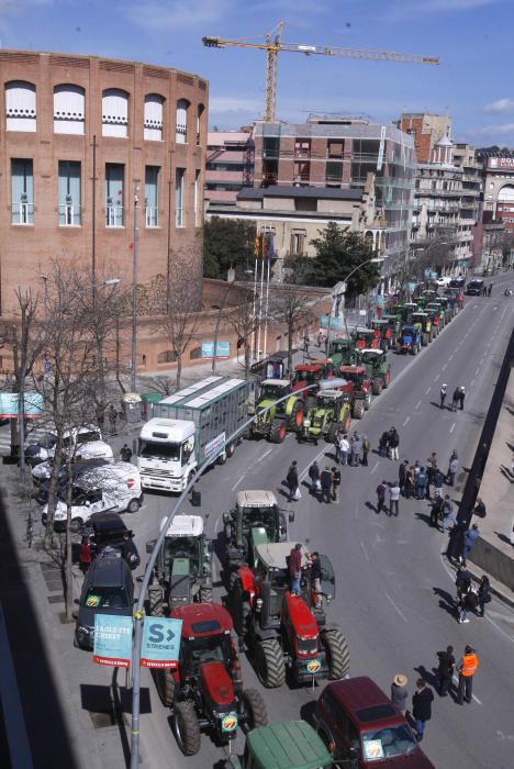 Tractorada a Girona per reclamar millores en la PAC