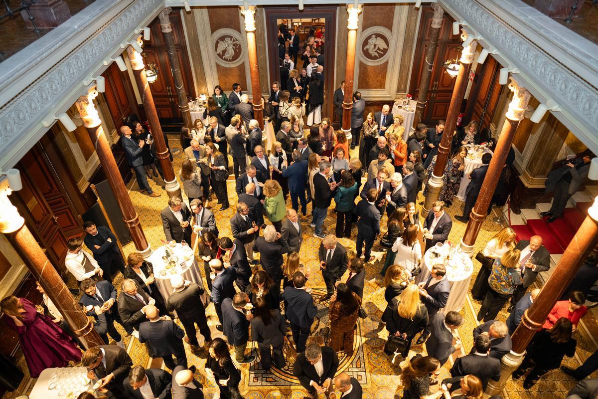 Barcelona. 23/02/2026 Economía. Ambiente del coctel post Premios Empresa del año Banco Sabadell. Foto: Zowy Voeten / El Periódico