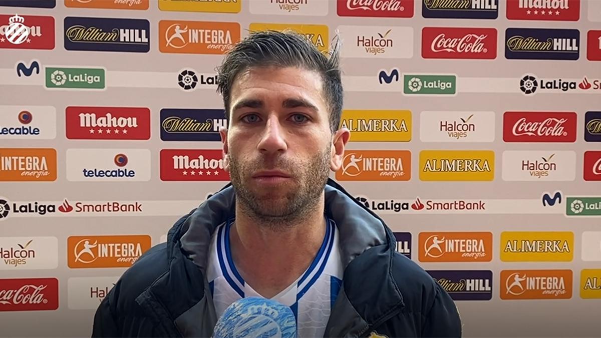 Adrián Embarba analiza el empate ante el Sporting