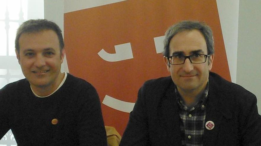 Bellido y Jordi Sebastià, candidato de Compromís a las europeas