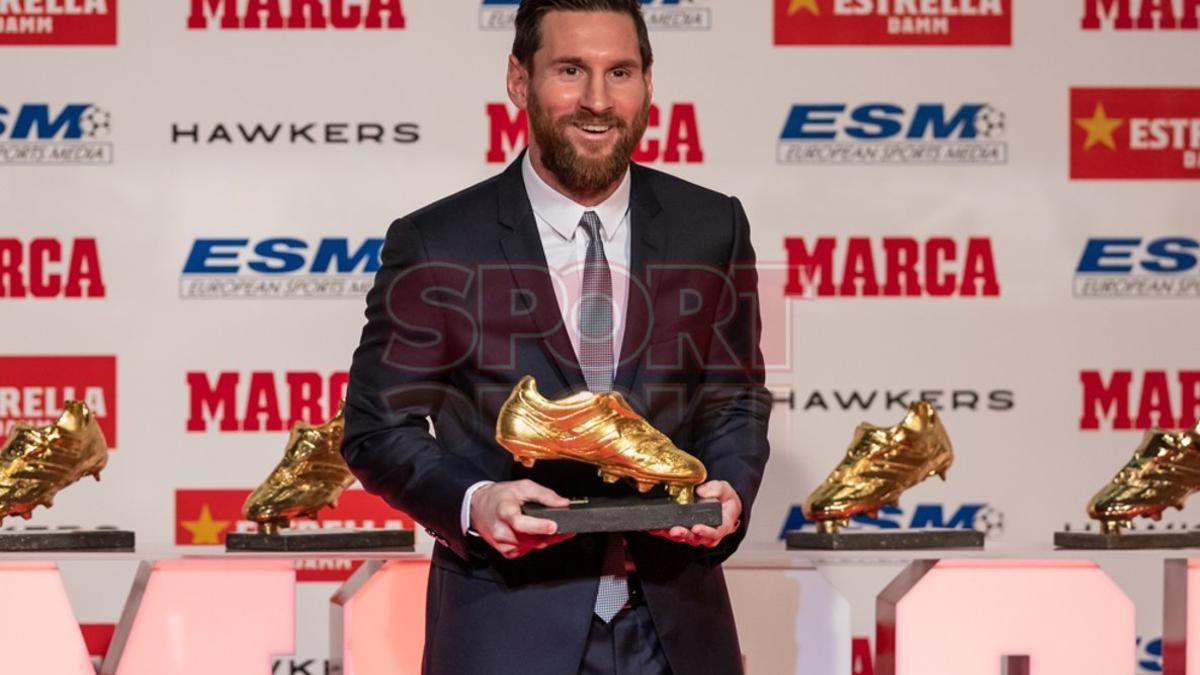 Entrega Bota de Oro a Leo Messi