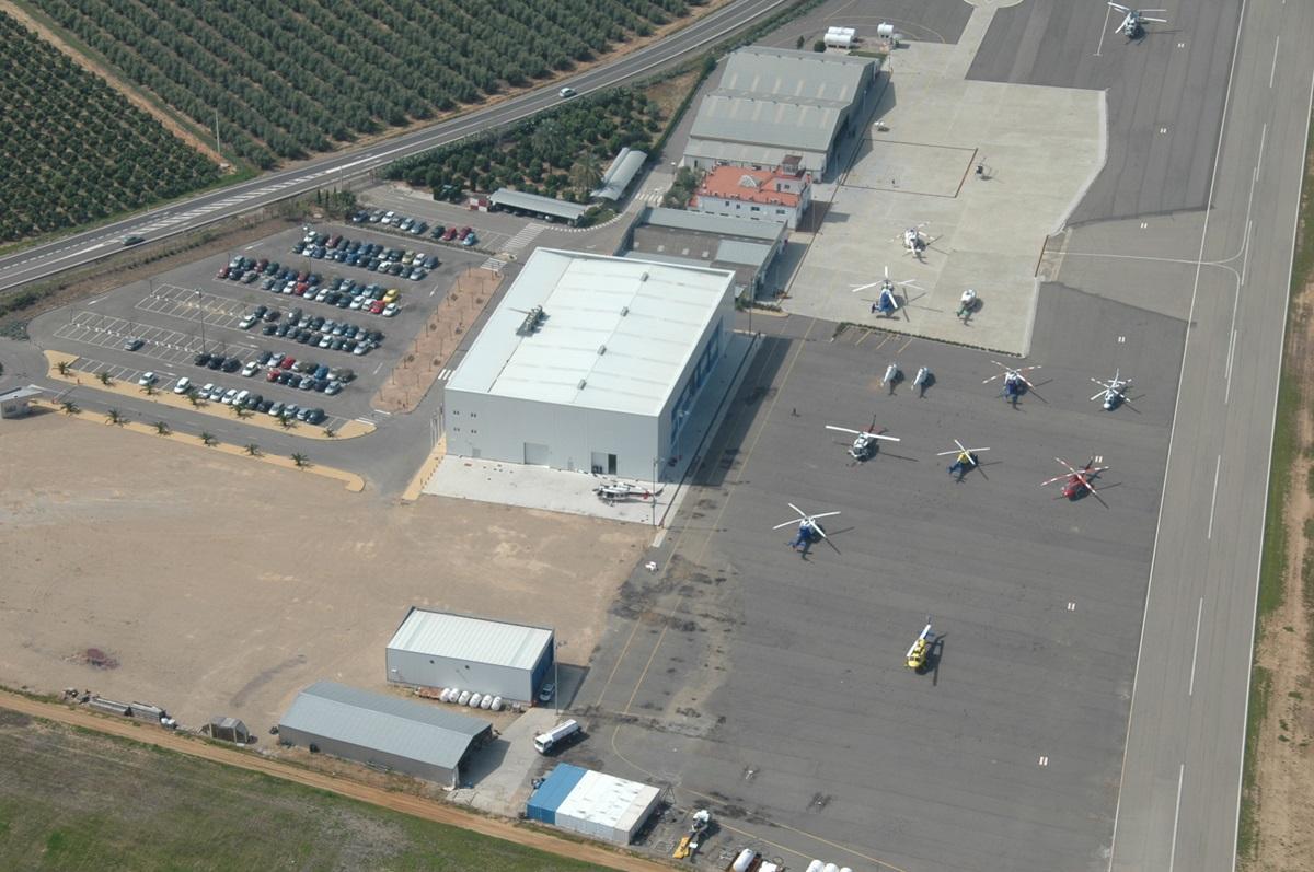 Instalaciones de Pegasus Aero Group en Palma del Río.
