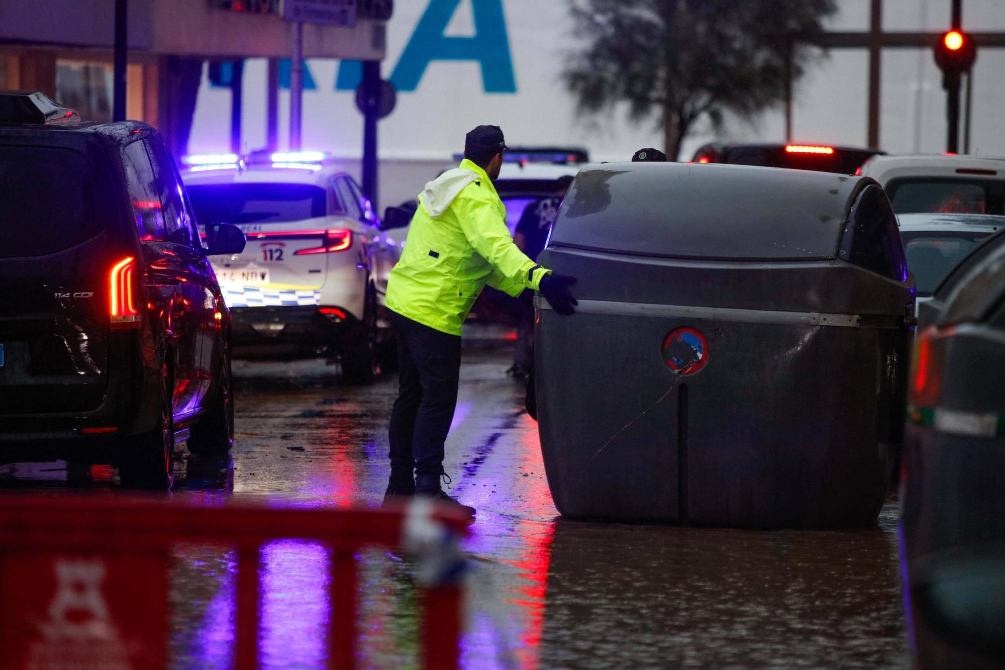 Todas las imágenes de la lluvia en Ibiza