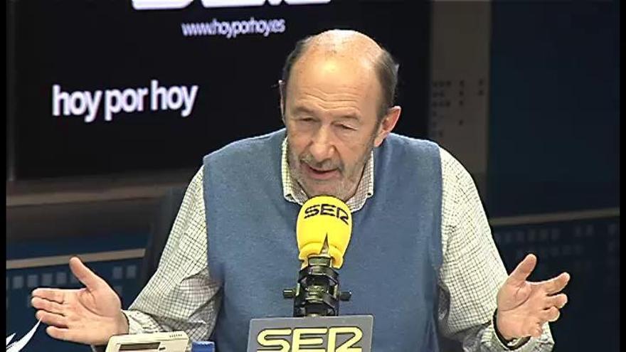 Rubalcaba: "El problema es que dimos un espectáculo"