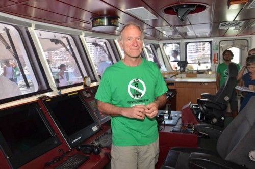 Besuch auf der "Rainbow Warrior" in Palma