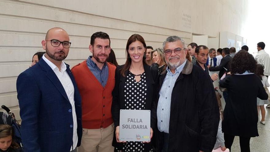 Reconocen al Romano como Falla Solidaria  y su trabajo fallero