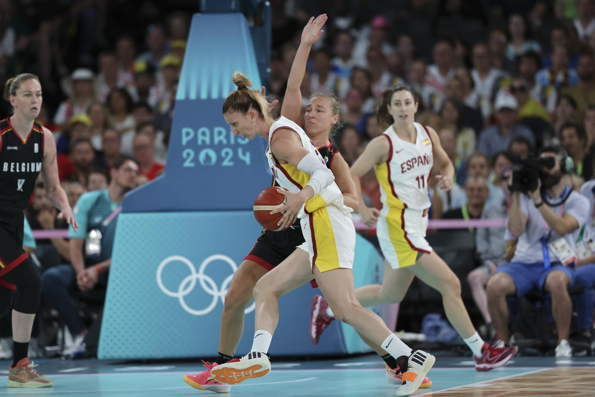 Baloncesto femenino - partido de cuartos de final España vs. Bélgica