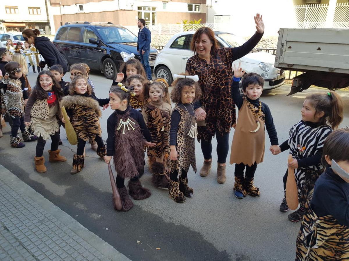 Antroxu del colegio Valdellera de Posada de Llanes
