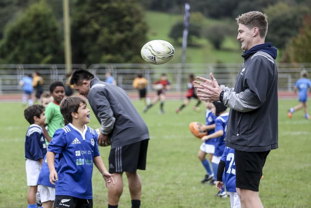 Entrenamiento de los All Blacks en San Lázaro