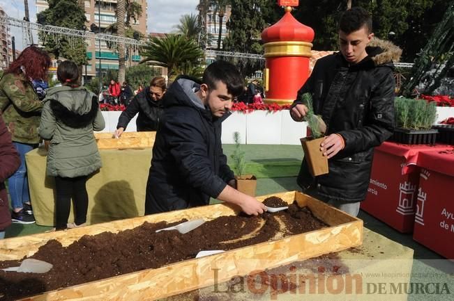 Actividades infantiles en el árbol de Navidad