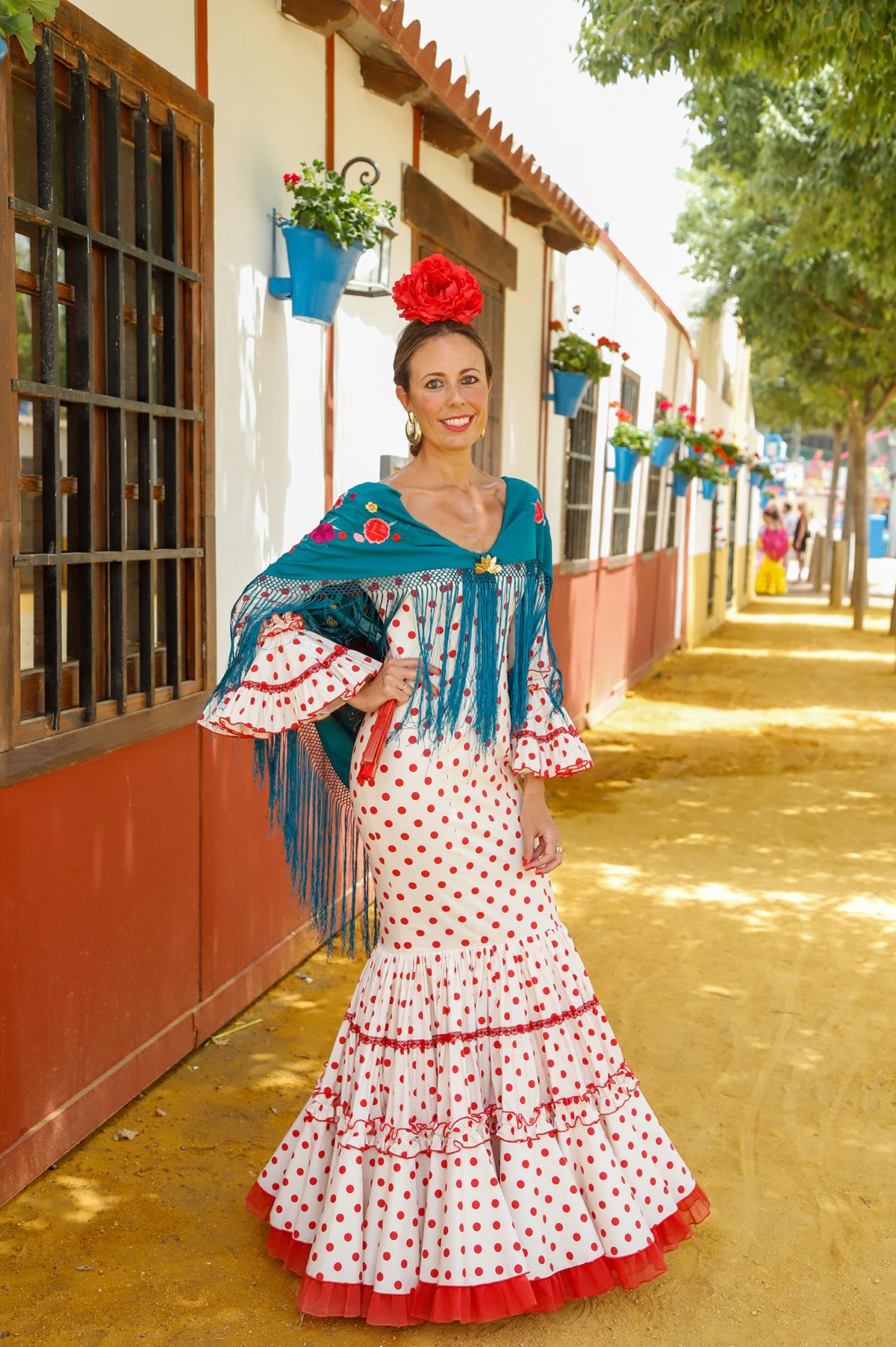 Colores y lunares en la Feria de Córdoba