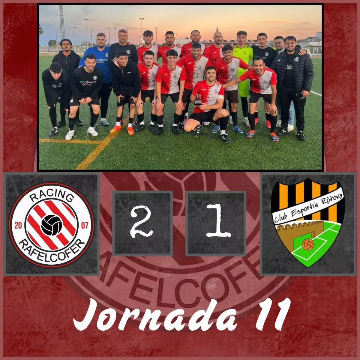 La UE Tavernes "B" y el Racing Rafelcofer CF pugnan por el liderazgo en Tercera FFCV