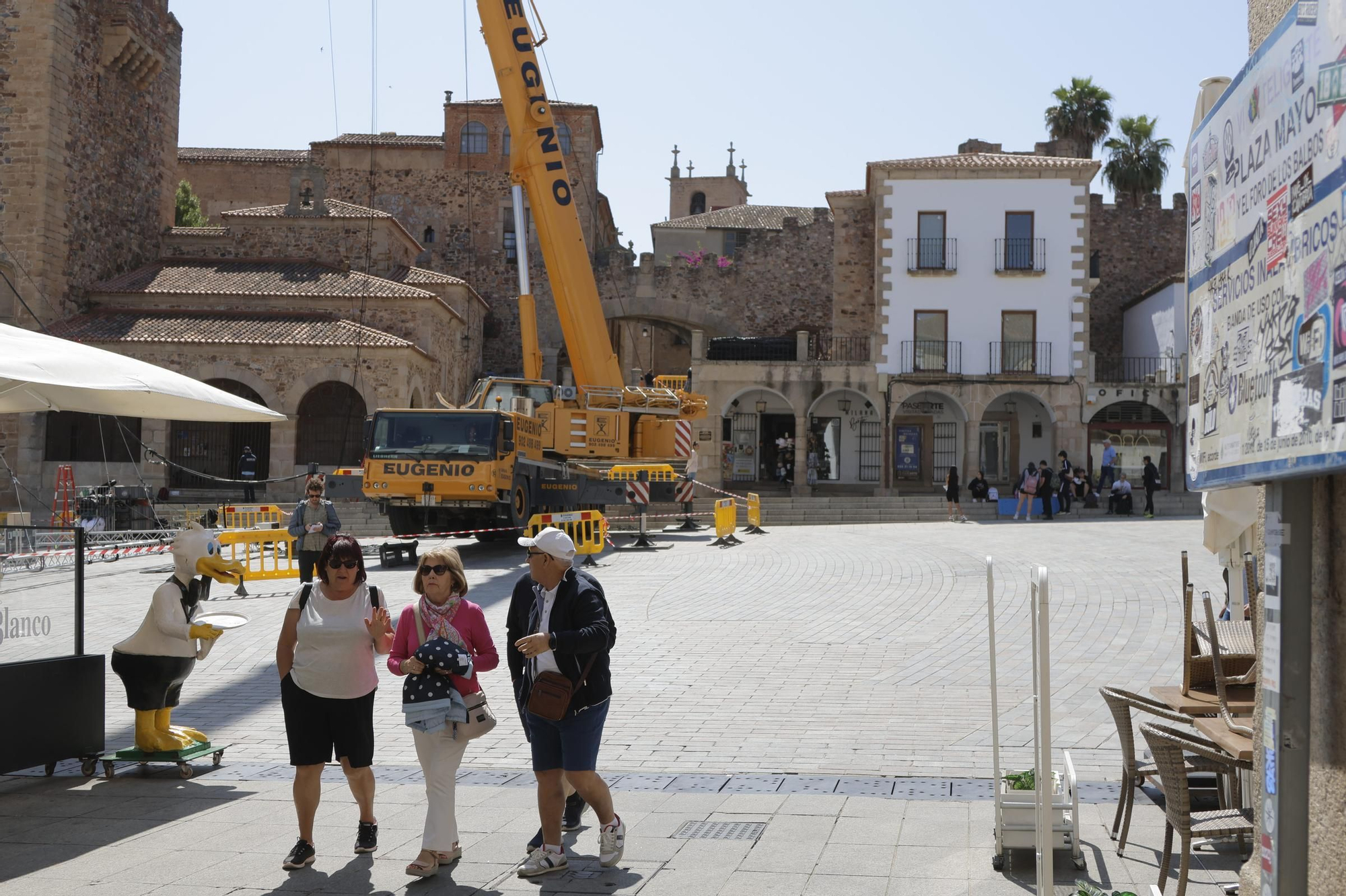 La Fuente de los Leones vuelve a Cáceres