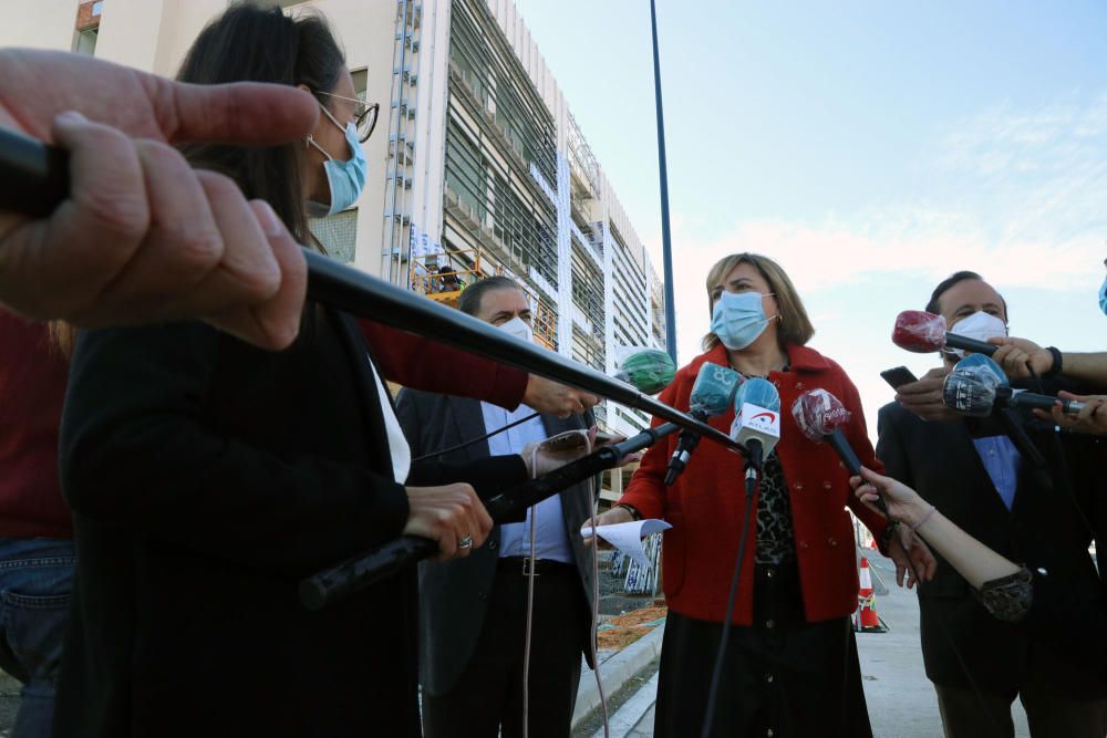 Avanzan las obras del Instituto Oceanográfico Español en el puerto de Málaga