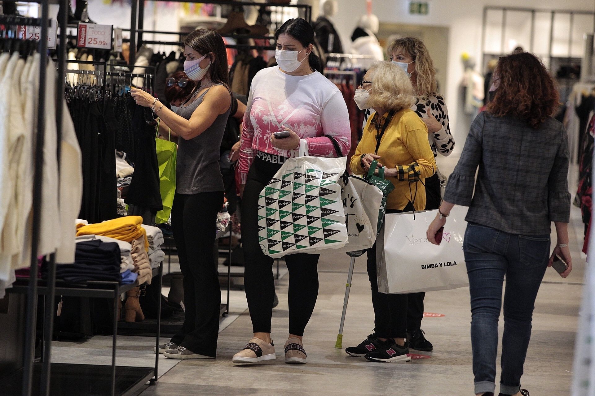 Primer día de rebajas en Santa Cruz de Tenerife