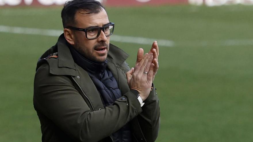 Yago Iglesias, en un partido en Pasarón.