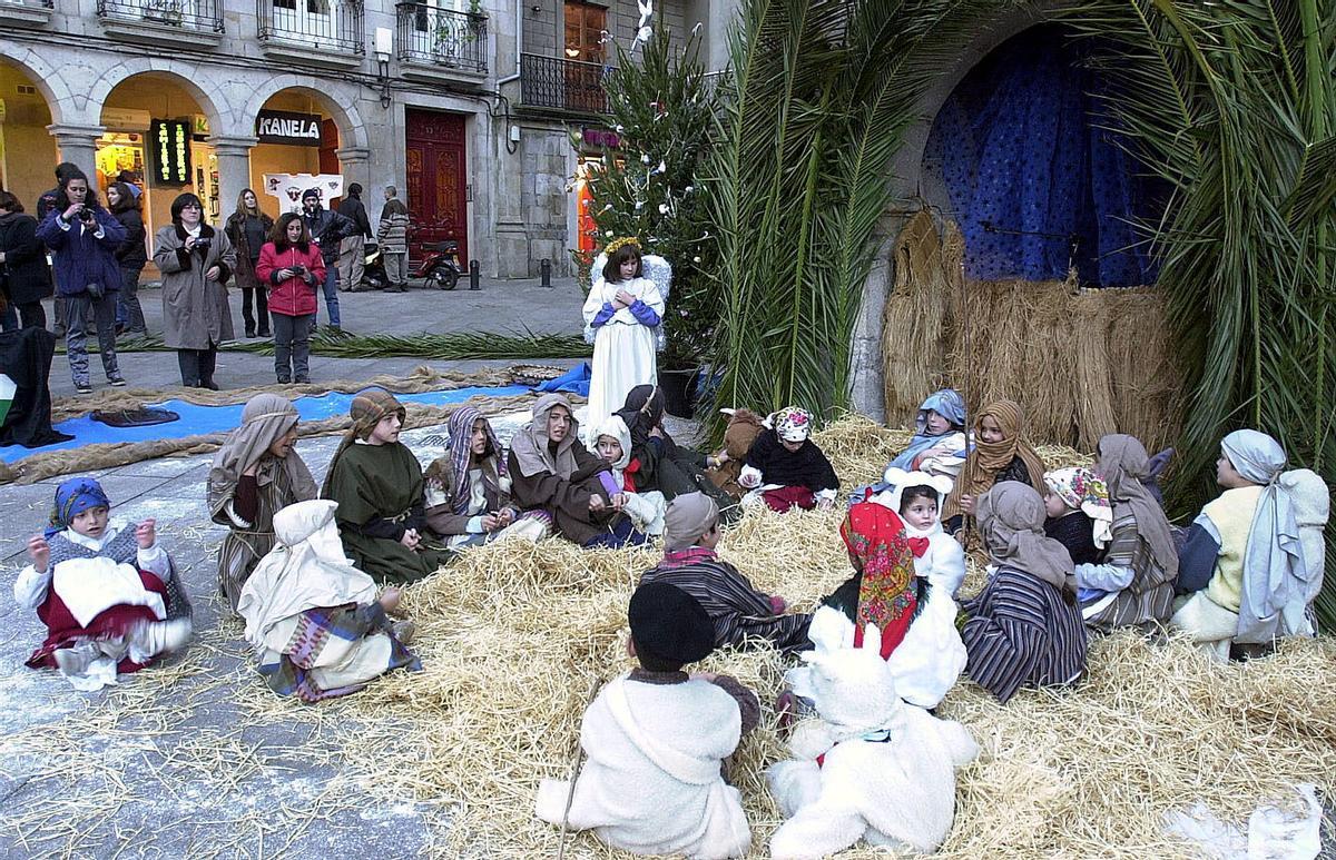 Los arriesgados belenes vivientes de las navidades pasadas