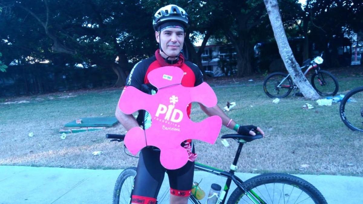 Jordi Rigueiro pedaleó por la PID Foundation