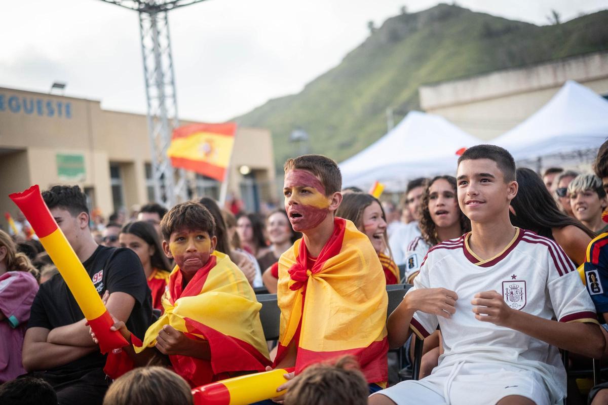 La final del Mundial 2026 se vive en Tegueste, en imágenes