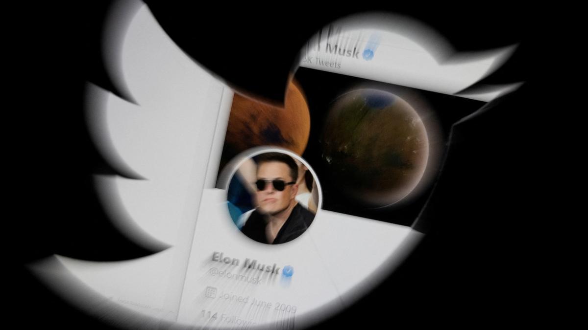 Ilustración de la cuenta de Twitter de Elon Musk