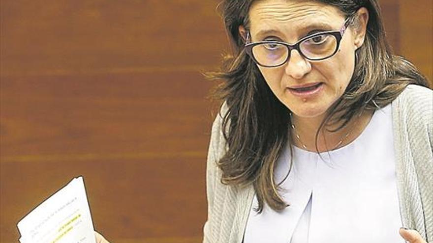 Oltra prioriza pagar a nuevos dependientes frente a la devolución del copago del PP