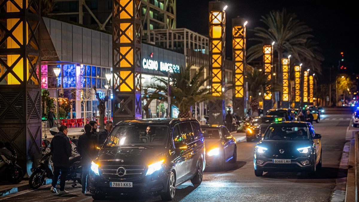 Ambiente nocturno en Barcelona