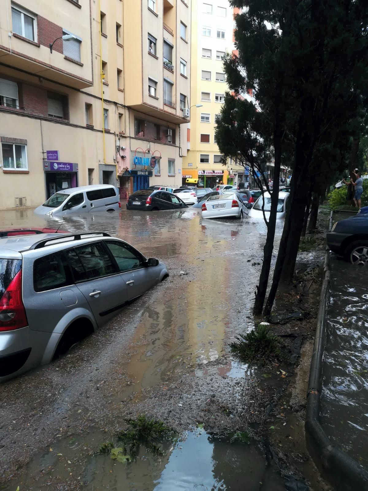 Consecuencias de la tormenta en Zaragoza