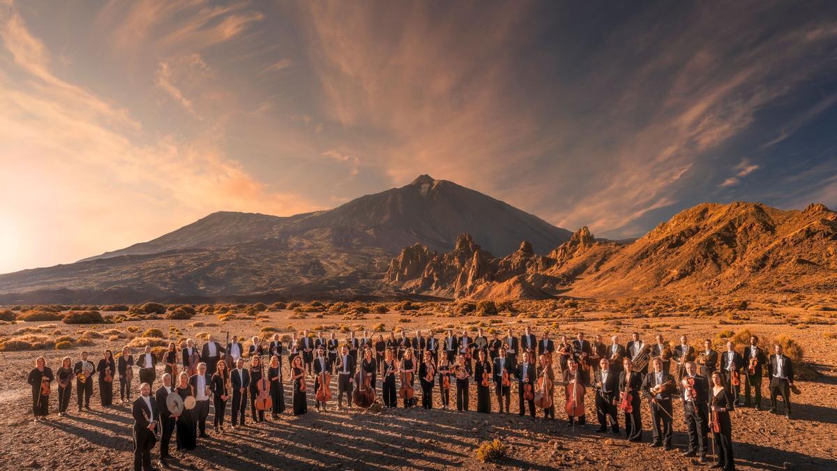 La Sinfónica de Tenerife en las faldas del Teide