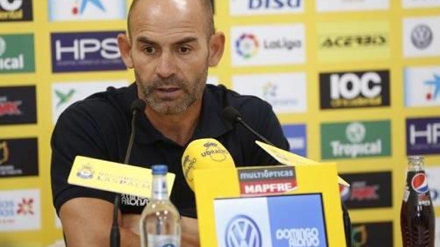 Paco Jémez, en roda de premsa.