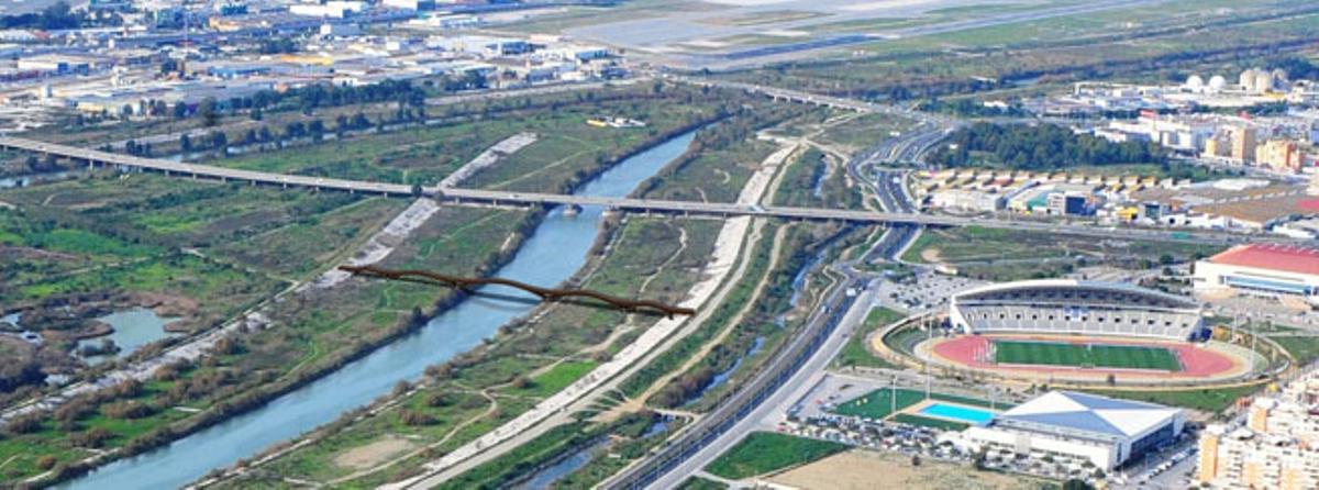 La pasarela del Guadalhorce preocupa a los ecologistas