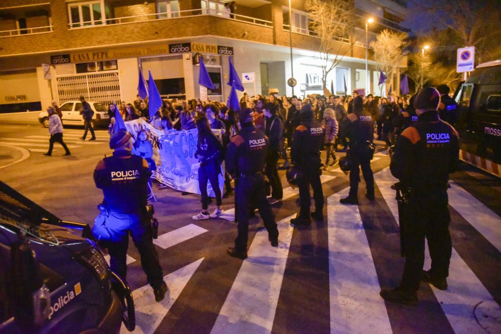 Manifestació feminista del 8M a Manresa