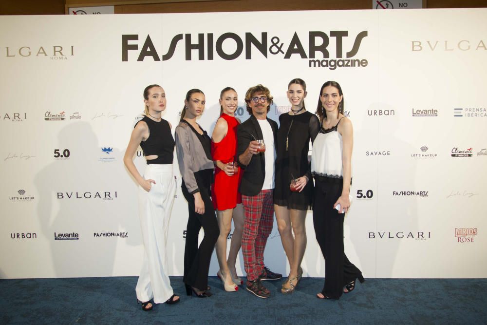 Gala de presentación de la revista Fashion & Arts Magazine en València.