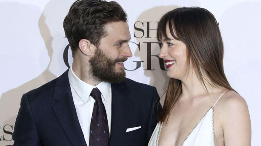 Los protagonistas de &#039;50 sombras de Grey&#039;.