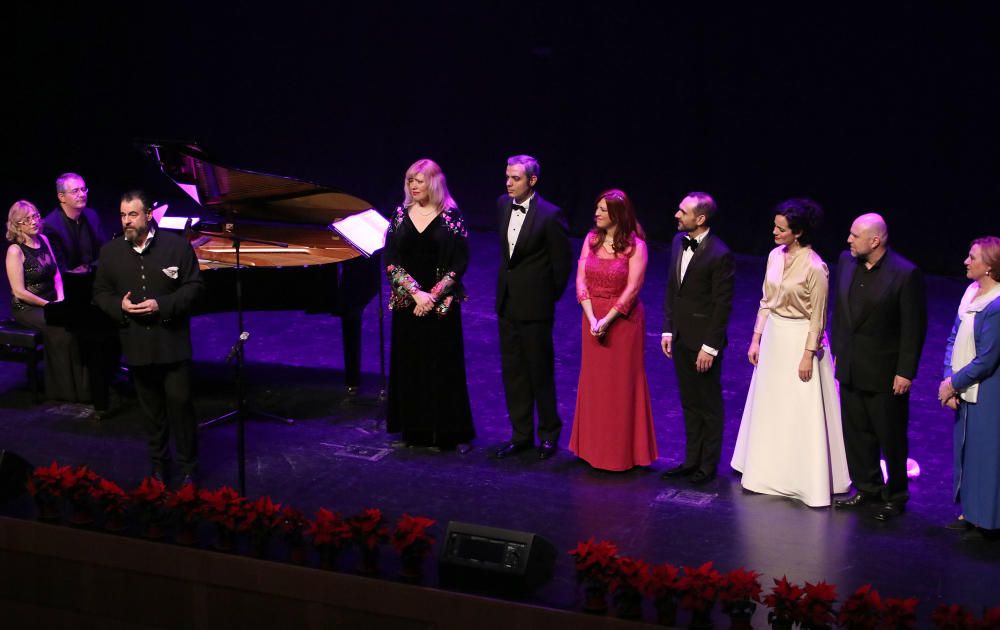 Carlos Álvarez y varios colegas del bel canto protagonizan en el Edgar Neville un concierto navideño para exigir el Auditorio de la Música