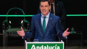 El presidente de la Junta de Andalucía, Juanma Moreno.